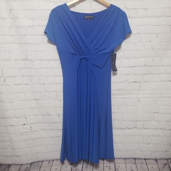 Jones New York NWT Sz 6 Cerulean Blue Dress - Picture 11 of 15